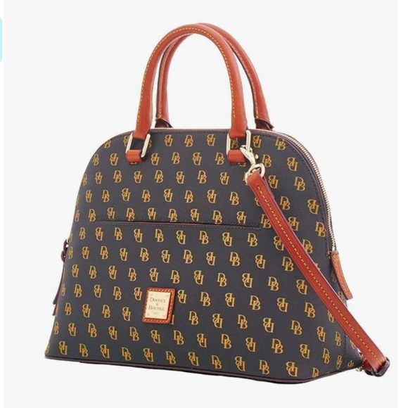 ✨NEW✨Dooney & Bourke GRETTA CARTER Satchel - BROWN TMORO - Picture 2 of 8